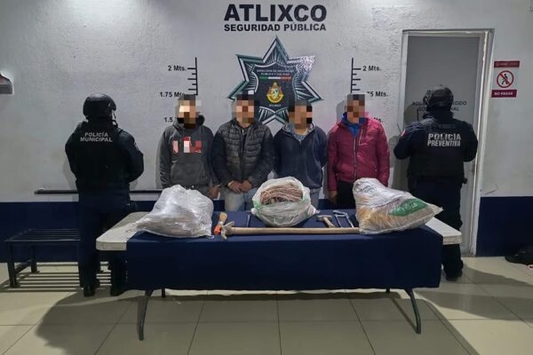CÁMARAS DE MONITOREO PERMITEN DETENCIÓN DE SOSPECHOSOS EN ATLIXCO.